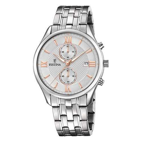 Наручные часы кварцевые мужские Festina F6854 в Страдивариус