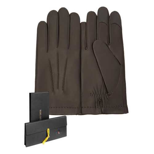 Перчатки мужские Michel Katana GIFT_I.K11 коричневые 8.5 в Страдивариус