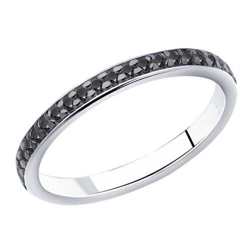 Серебряное кольцо женское с фианитами SOKOLOV 94010700 р.15 в Страдивариус