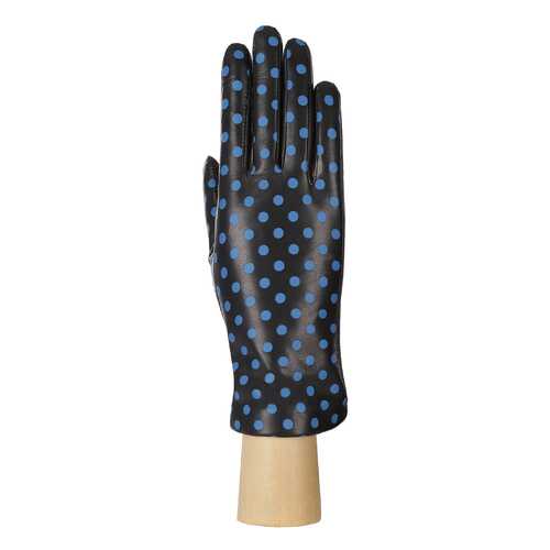 Перчатки женские FABRETTI F5-1/12 черные/синие 8 в Страдивариус