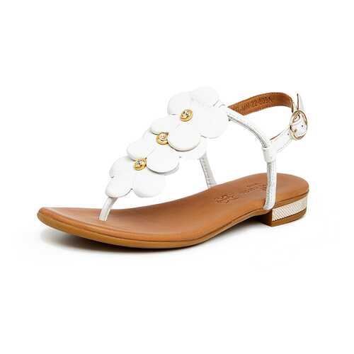 Босоножки женские Pierre Cardin 710018064 белые 40 RU в Страдивариус