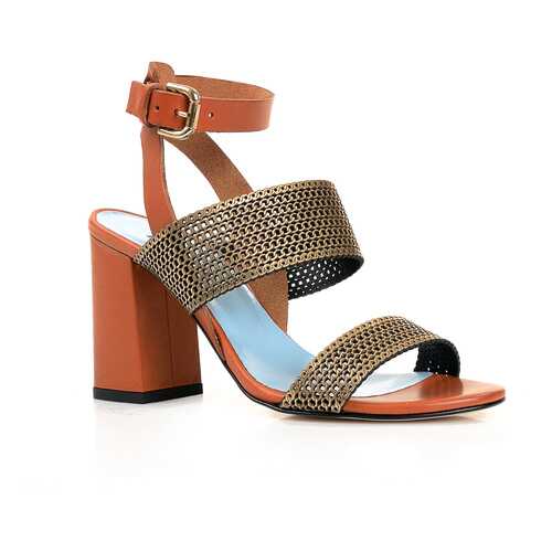 Босоножки женские Studio Pollini SA16408C0KTH420A коричневые 39 RU в Страдивариус