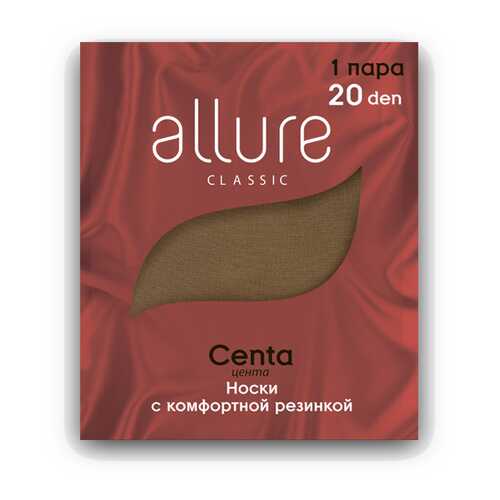 Капроновые носки женские ALLURE ALL CENTA 20 бежевые 23-25 в Страдивариус