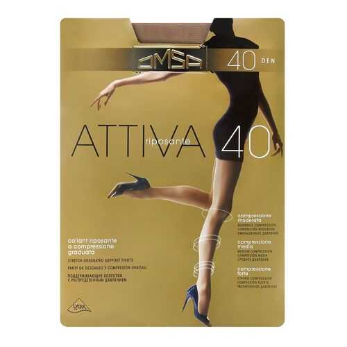 Колготки Omsa ATTIVA 40 CONTROL TOP / Caramello (Телесный) / 3 (M) в Страдивариус