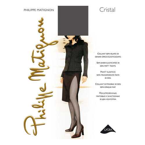Колготки Philippe Matignon CRISTAL 30 / Anthracite (Темно-серый) / 4 (L) в Страдивариус