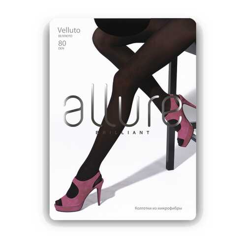 Колготки женские ALLURE ALL Velluto 80 черные 4 (L) в Страдивариус