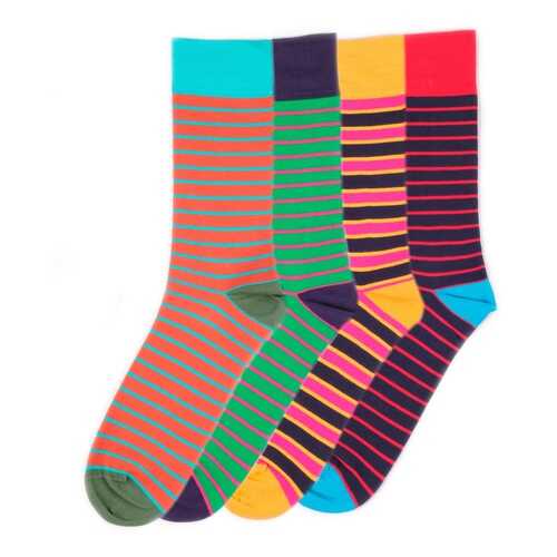 Набор носков Burning heels Horizontal Stripes разноцветный 42-45 в Страдивариус
