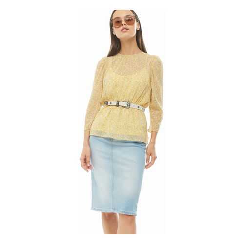 Блуза женская Vero Moda 10230789 желтая S в Страдивариус