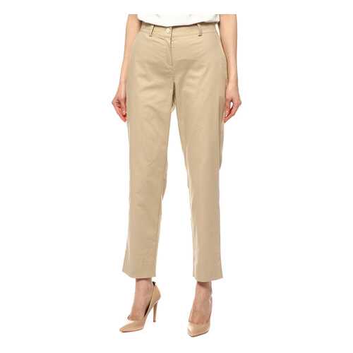 Брюки женские Mannon BR000005AW5(TERRY) бежевые 48 RU в Страдивариус