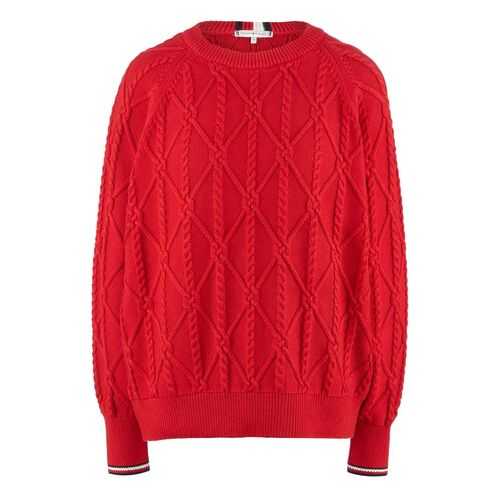 Джемпер женский Tommy Hilfiger WW0WW26532 красный XS в Страдивариус