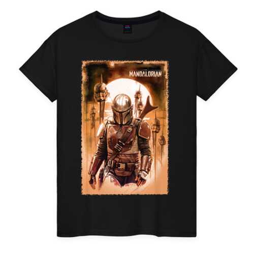 Футболка женская ВсеМайки 2177877 черная XXXL в Страдивариус