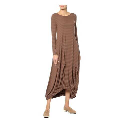 Платье женское Adzhedo 41658 коричневое 2XL в Страдивариус