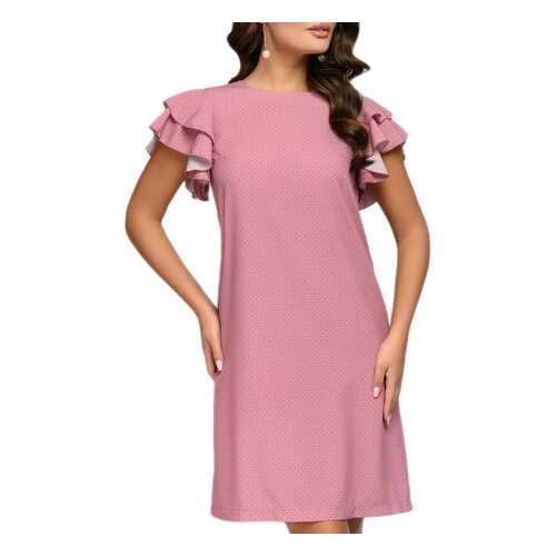 Платье женское D&M by 1001DRESS 0112001-01114PK розовое XS в Страдивариус