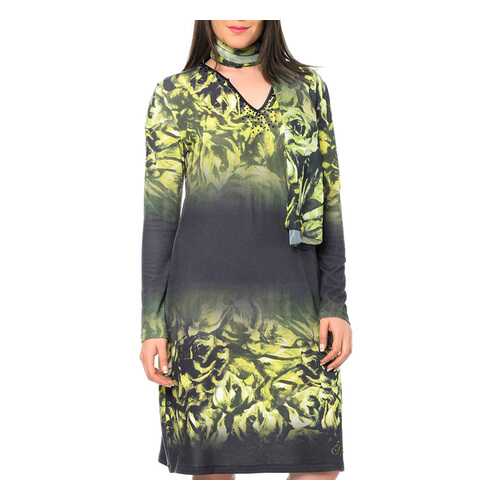 Платье женское Gullietta Fashion GL013767 зеленое 44 EU в Страдивариус
