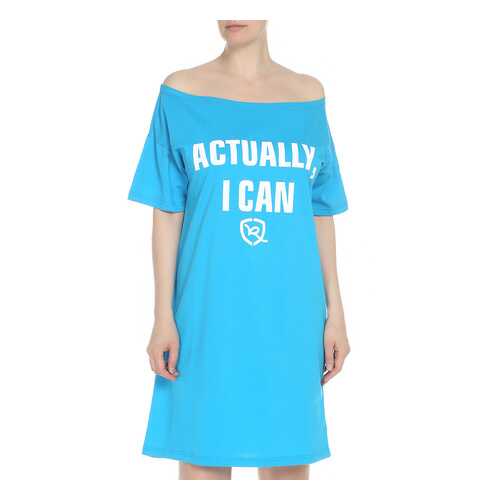 Платье женское Rocawear R021756 голубое S в Страдивариус