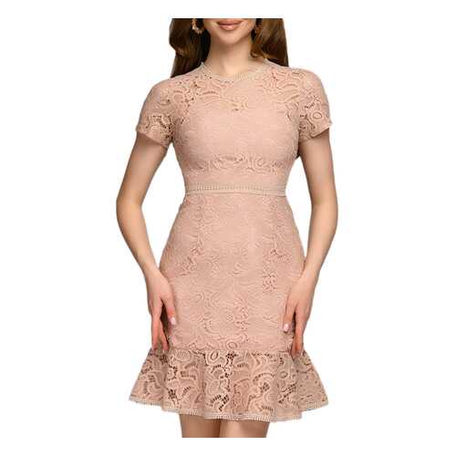 Вечернее платье женское D&M by 1001DRESS 0112001-30067PK розовое XL в Страдивариус