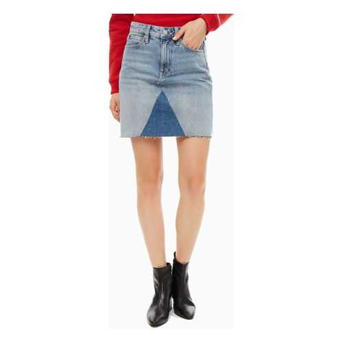 Юбка женская Calvin Klein Jeans синяя в Страдивариус