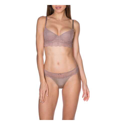 Бюстгальтер женский ROSE&PETAL LINGERIE 86038 коричневый 85D FR в Страдивариус